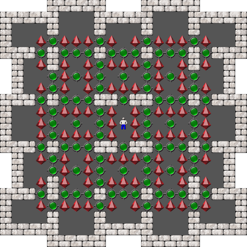 Sokoban Sasquatch 06 Arranged level 42